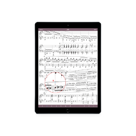 Tap “Edit” Bar Button to Edit Your Own Fingerings